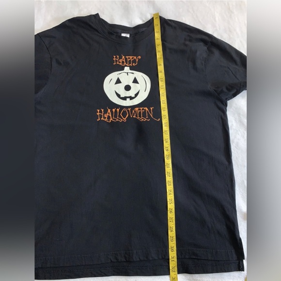 Happy Halloween men pumpkin tshirt glow in the dark size XL - Picture 4 of 7